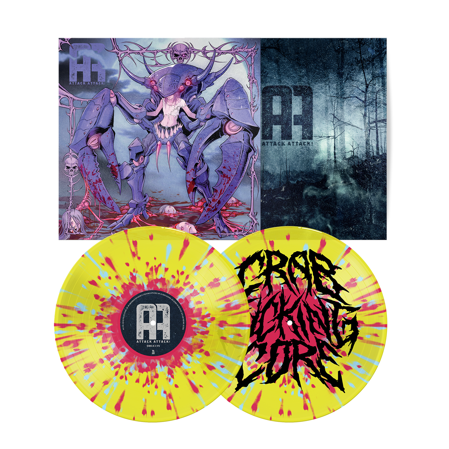 Booklet Disattack Lp Attack Attack! Deluxe 15 Year Anniversary Limited Edition Cover Vinyl