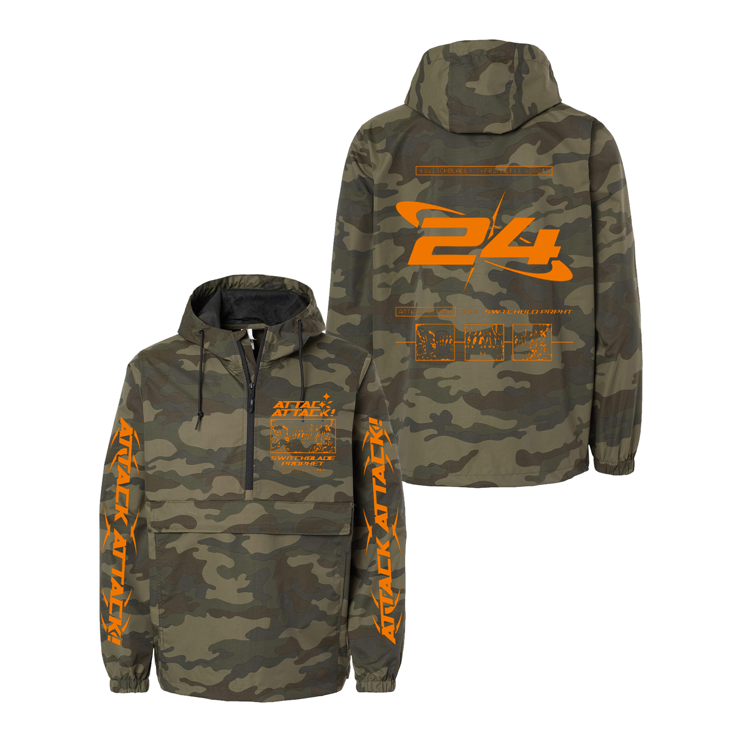 Switchblade Prophet Camouflage Windbreaker – Attack Attack!